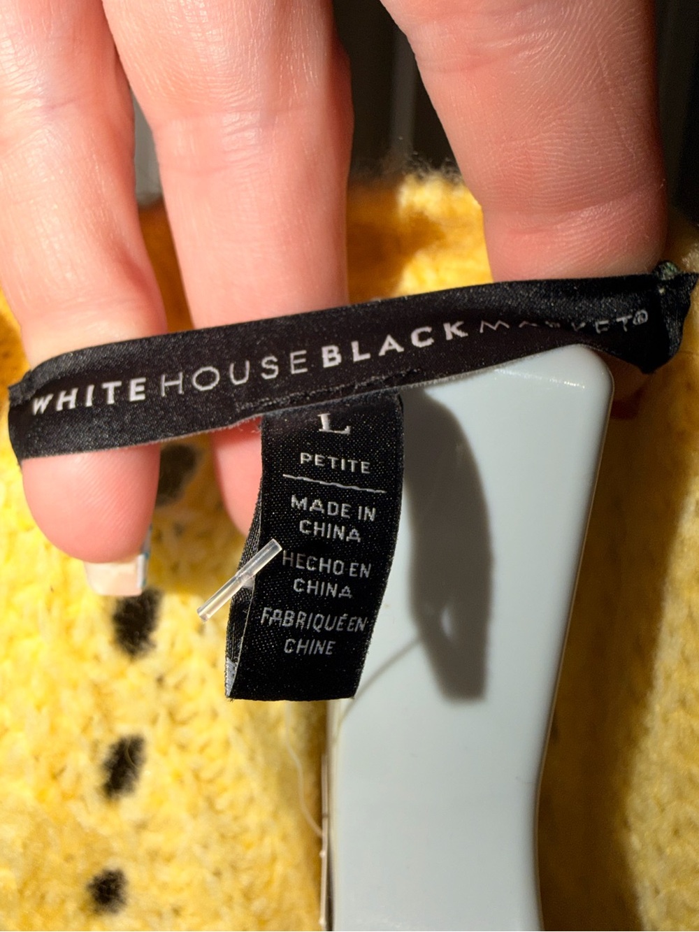 White House Black Market Honey Bee Button Cardigan Sweater NWT - Picture 6 of 10